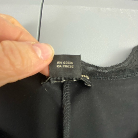 Guess Jeans fitted black sleeveless dress with lace women's size medium - Picture 7 of 16